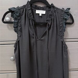 Hayden Los Angeles black sleeveless blouse SZ M